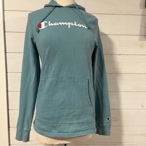 Champion Teal Pullover Hoodie